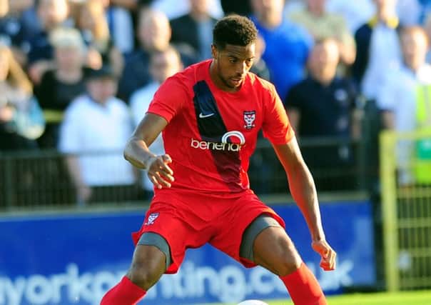 ON TARGET: York City's Vadaine Oliver.  Picture: Tony Johnson