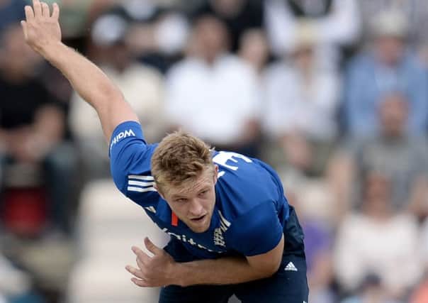 Yorkshire and England's David Willey. Picture: Anthony Devlin/PA.