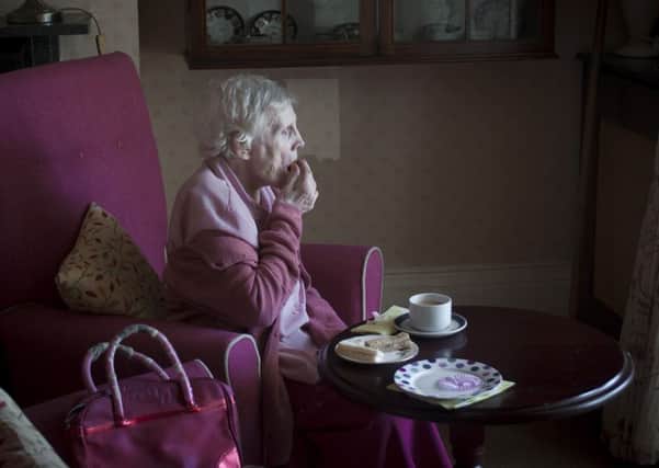 Friends of the Elderly - a lonely person at Christmas