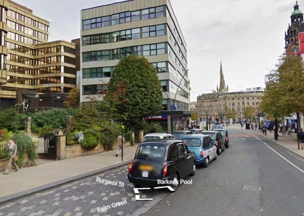 Barkers Pool taxi rank, where the victim was helped into a cab. Picture: Google Maps