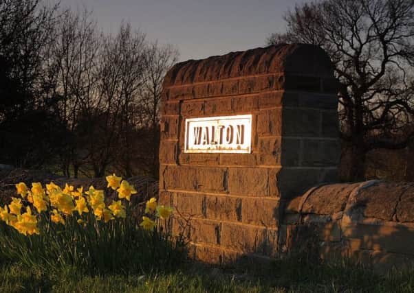 Walton The village is the first in Yorkshire to have its neighbourhood plan in place