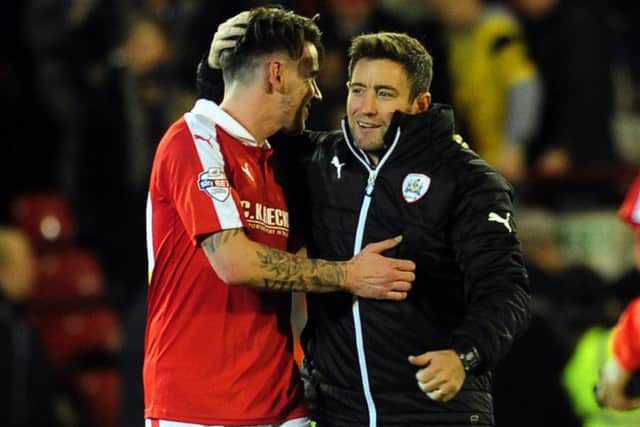 Relief for 
Barnsley head coach Lee Johnson. (
Picture: Jonathan Gawthorpe)