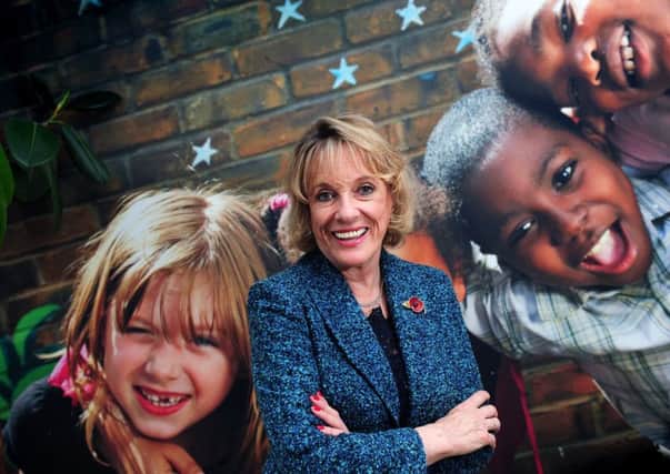 Dame Esther Rantzen at ChildLine in Leeds. Picture by Jonathan Gawthorpe.