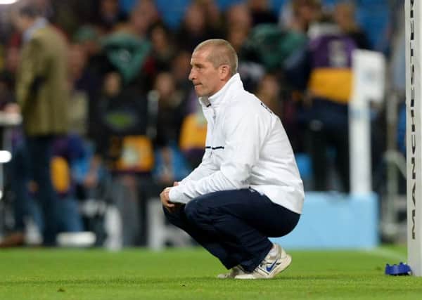 OUT OF HIS DEPTH: England head coach Stuart Lancaster.