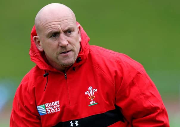 Forwards coach Shaun Edwards during Wales training session at Newtown Park, Wellington, New Zealand.