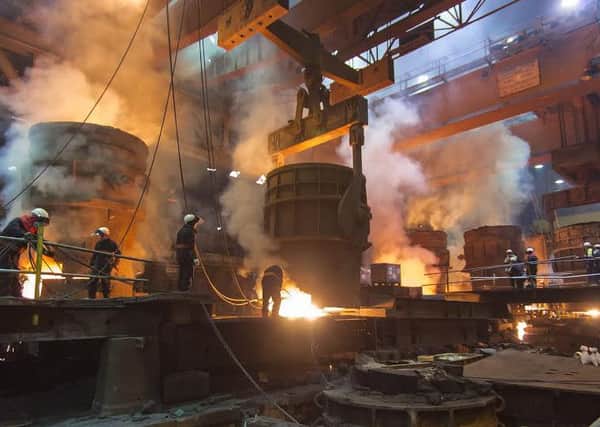 The heat and drama of steel casting at Sheffield Forgemasters. The steel industry has suffered major blows this year as it struggles to compete with the rest of the world.