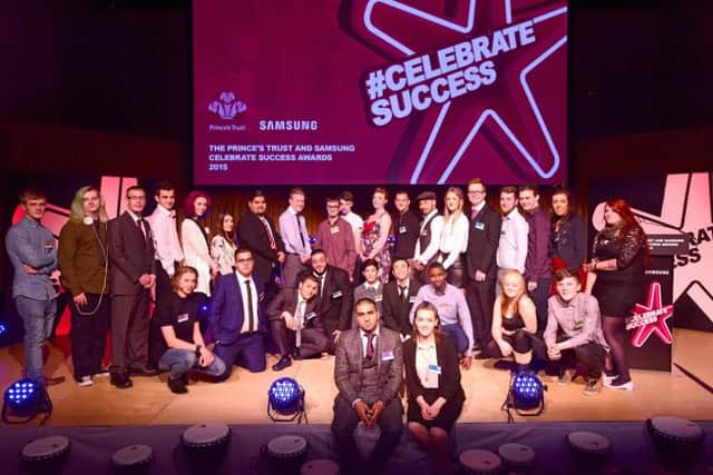 The Prince's Trust and Samsung celebrate success awards at Leeds Grand Theatre. All finalists pictured on stage...Picture: Anthony Chappel-Ross