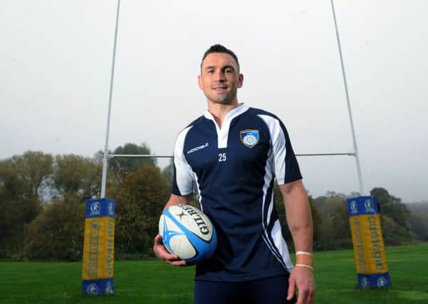 Kevin Sinfield training with Yorkshire Carnegie. (Picture: Jonathan Gawthorpe)