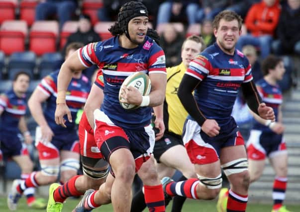 Knights player Latiume Fosita during Doncaster's B&I Cup semi-final victory over Bristol. (Picture: Chris Etchells)