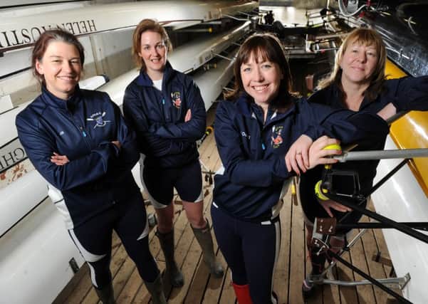 The Yorkshire Rows, left to right Frances Davies, Helen Butters, Niki Doeg, and Janette Benaddi, who are to take part in the Talisker Whisky Atlantic Challenge. Picture by Bruce Rollinson.