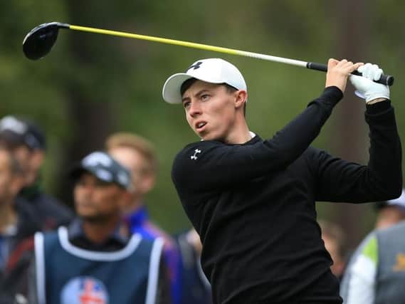 Sheffield's Matt Fitzpatrick pictured on his way to winning the British Masters at Woburn (Picture: PA).