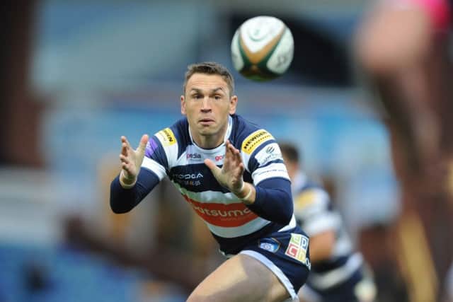 Kevin Sinfield makes his rugby union debut for Yorkshire Carnegie against Ospreys A on Sunday. Picture: Steve Riding.