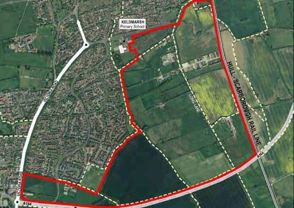 1,800 new houses are to be built on land south west of Beverley