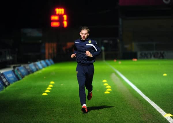Charlie Taylor pictured at Leeds Uniteds friendly at Wycombe Wanderers last Friday (Picture: Jonathan Gawthorpe).