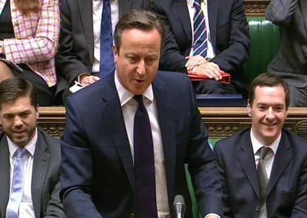 Prime Minister David Cameron speaks during Prime Minister's Questions in the House of Commons, London. PRESS ASSOCIATION Photo. Picture date: Wednesday November 18, 2015. Photo credit should read: PA Wire