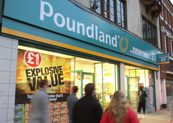 Poundland store. Photo credit: Dominic Lipinski/PA Wire
