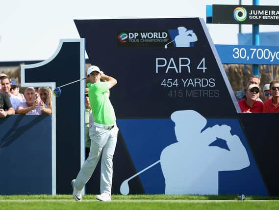 Rory McIlroy pictured during the first round of the DP World Tour Championship (Picture: Getty Images).