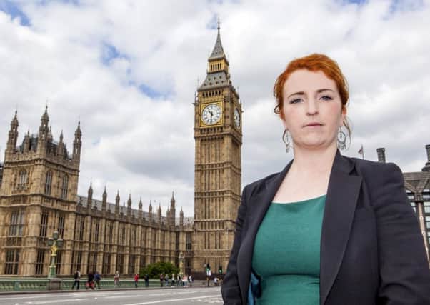 Louise Haigh MP outside Parliament