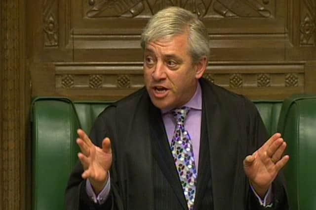 Speaker of the Houe of Commons, John Bercow. PA Wire/PA Wire
