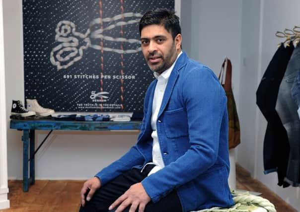 Zak Patel has brought the Denham fashion brand to Leeds, opening the first high-street branch in the UK.