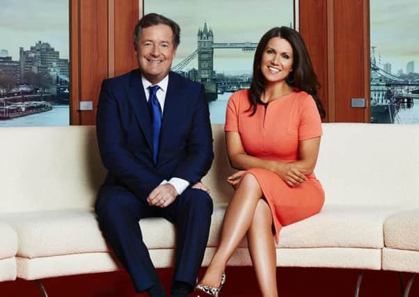 Good Morning Britain hosts Piers Morgan and Susanna Reid