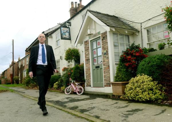 David Brown who has set up a group to try to save the  Rose and Crown pub in Sutton-on-the-Forest.