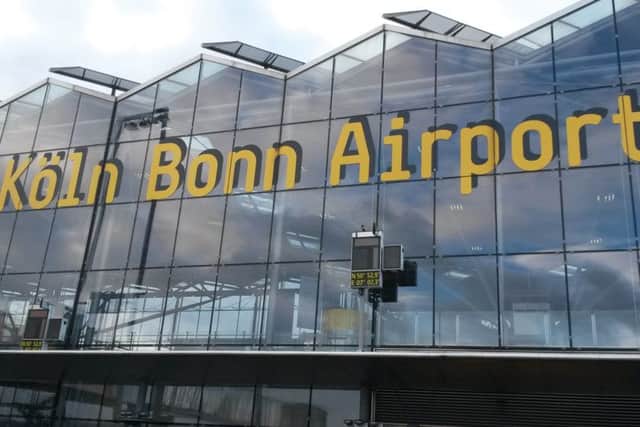 A general view of Koln Bonn Airport.
