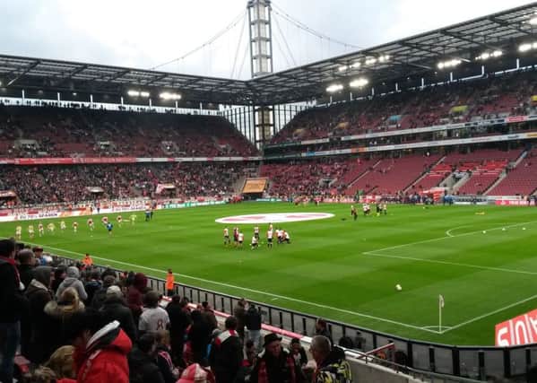 A general view of the RheinEnergieStadion, Cologne.