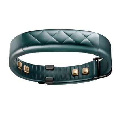 The Jawbone UP3 Teal Cross Heart Rate Activity and Sleep Tracker, available from from Amazon.