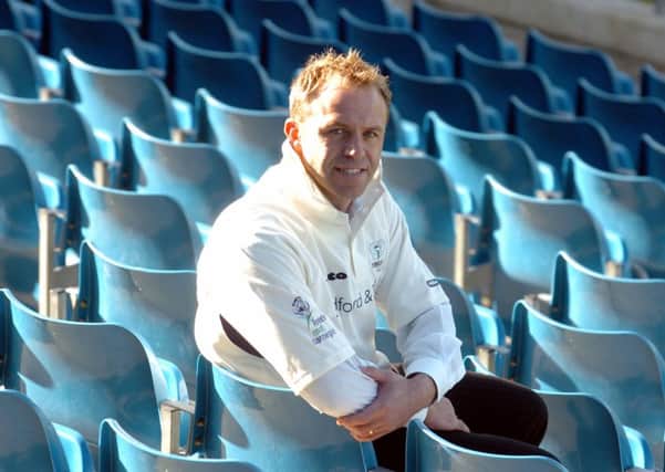 SHORT-LIVED TENURE:  Chris Adams on the day he was unveiled as the new Yorkshire captain in November, 2006. Picture: Tony Johnson