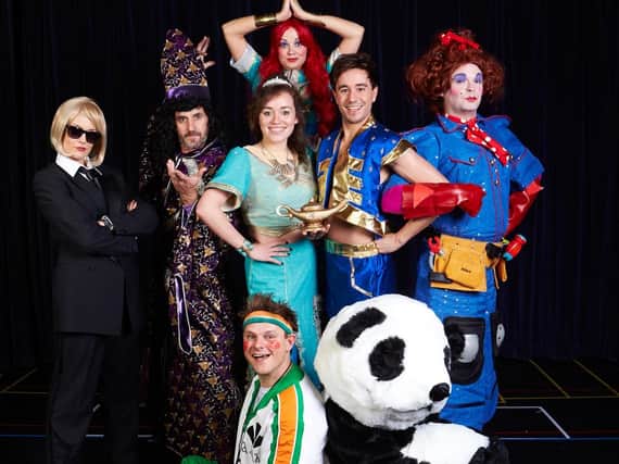 The cast of Aladdin - this year's Harrogate Theatre panto. (Picture by Karl Andre)