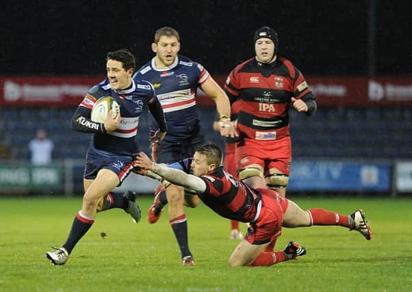 Paul Jarvis in action for Doncaster Knights against Moseley. Picture: Scott Merrylees