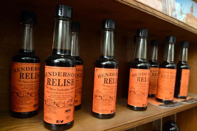 Hendersons Relish factory. Bottles come in all sorts of shapes and sizes