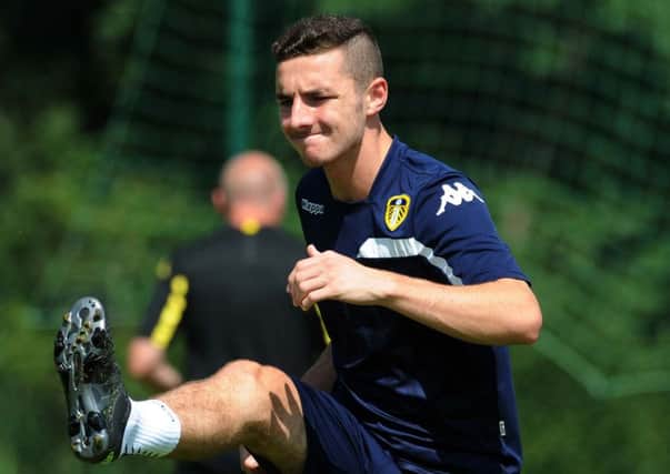 Leeds Uniteds development squad captain Lewie Coyle could yet go out on loan (Picture: Jonathan Gawthorpe).