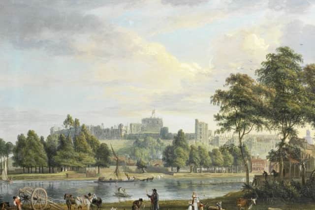 Paul Sandbys Windsor Castle from the Thames with figures in the foreground led the sale and smashed its pre-sale estimate.