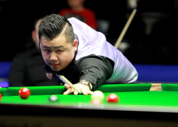 Sanderson Lam he can take inspiration from the performance of fellow Leeds potter David Grace at the UK Championship.