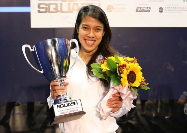 Nicol David, who won the Hong Kong Open title for an 11th straight year. Picture: PSA.