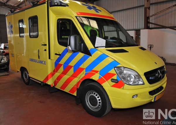 Three Dutchmen plotted to smuggle drugs into the UK using fake ambulances