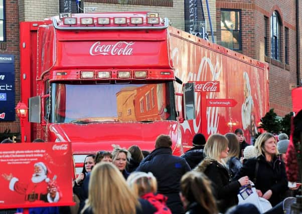 The Coca-Cola Christmas Trucks are coming to town