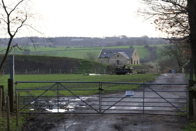 Two Hoots Farm in Harewood Leeds where 1600 decomposing dead pigs were found. Picture: Ross Parry Agency