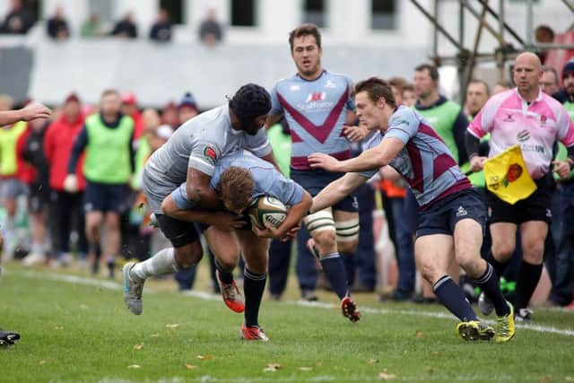 Rotherham Titans in action against London Welsh