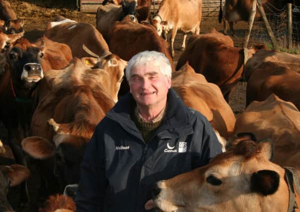 Lifelong dairy farmer David Shaw, who farms at Elvington near York.