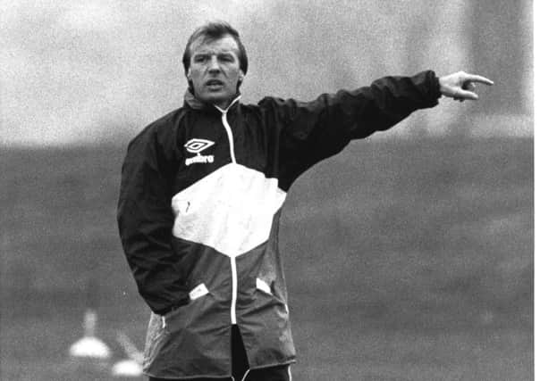 Dave Bassett, pictured taking training with Sheffield United in 1989 (Picture: Peter Tuffrey).