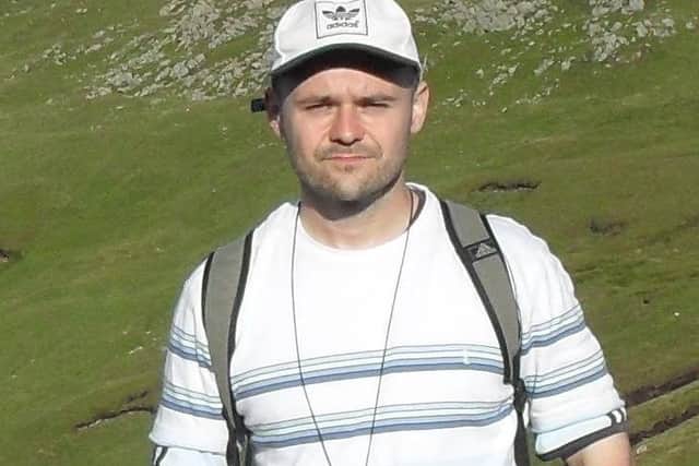 Kieran Chapman, from Scarborough, who is feared to have gone missing on the Moors