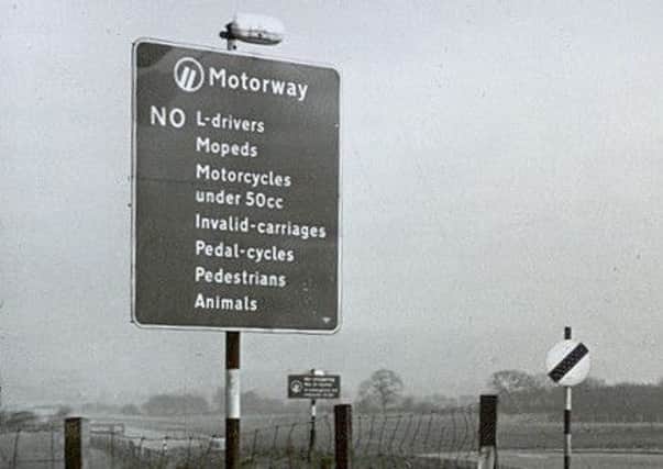 When first opened there was only an 'advisory' speed limit of 70 MPH on motorways. This did not appear on signage until later.