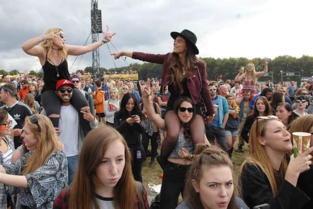 Crowds enjoy Leeds Festival