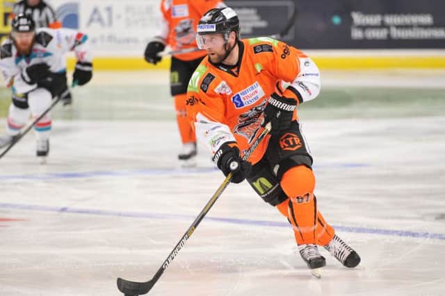 Colton Fretter, scored his fourth goal in two games for the Steelers at Fife on Saturday night. Picture: Dean Woolley.