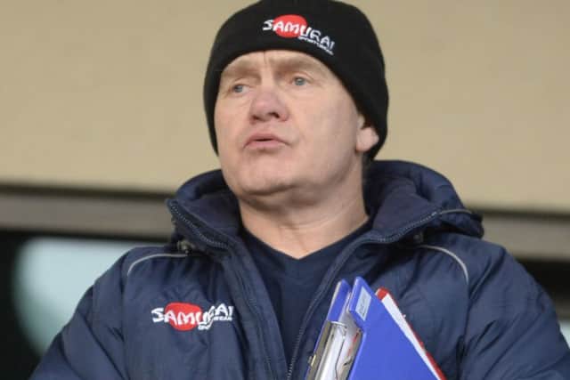 Doncaster Knights' coach Clive Griffiths.