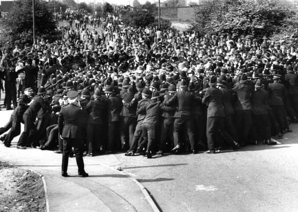 The Battle of Orgreave unfolds in 1984. Campaigners are now calling for a public inquiry.