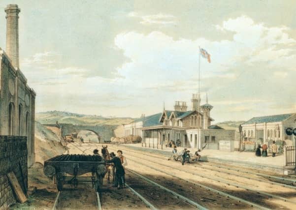 The Manchester Leeds main line
Brighouse Railway station by A F Tait